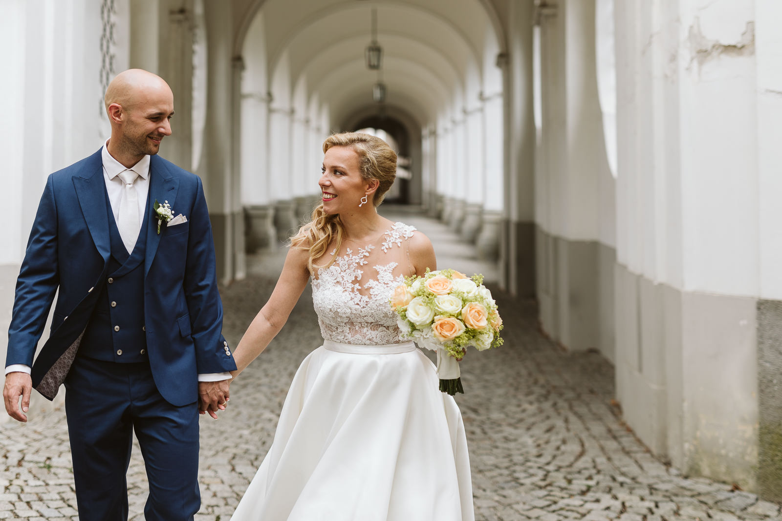 Elegante Hochzeit im Schloss Lamberg in Steyr