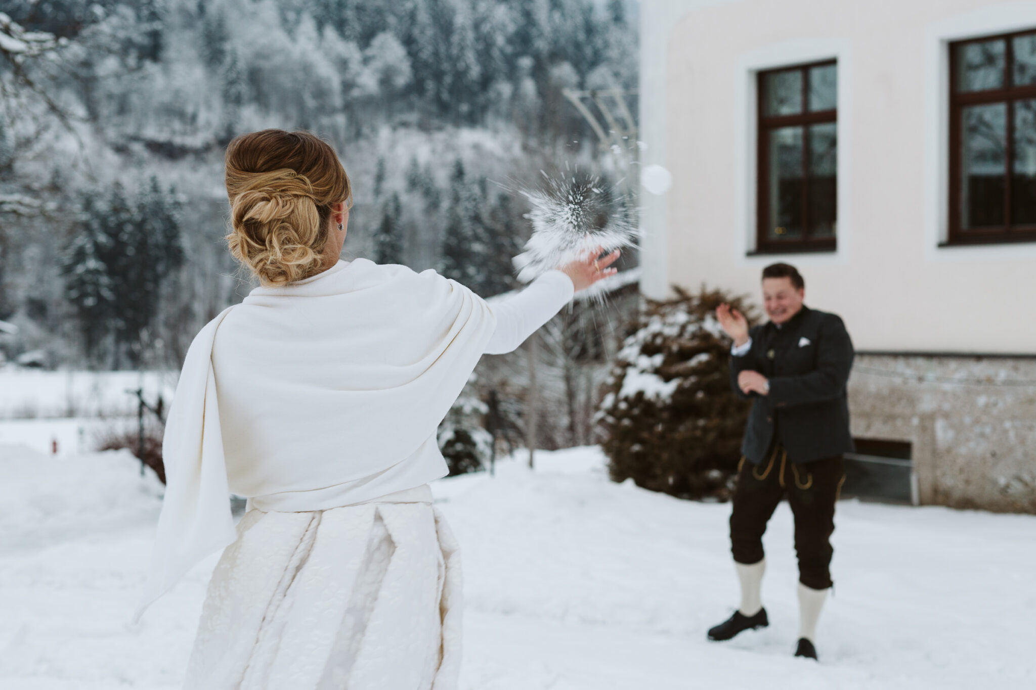 Winterhochzeit beim Kirchenwirt Leogang